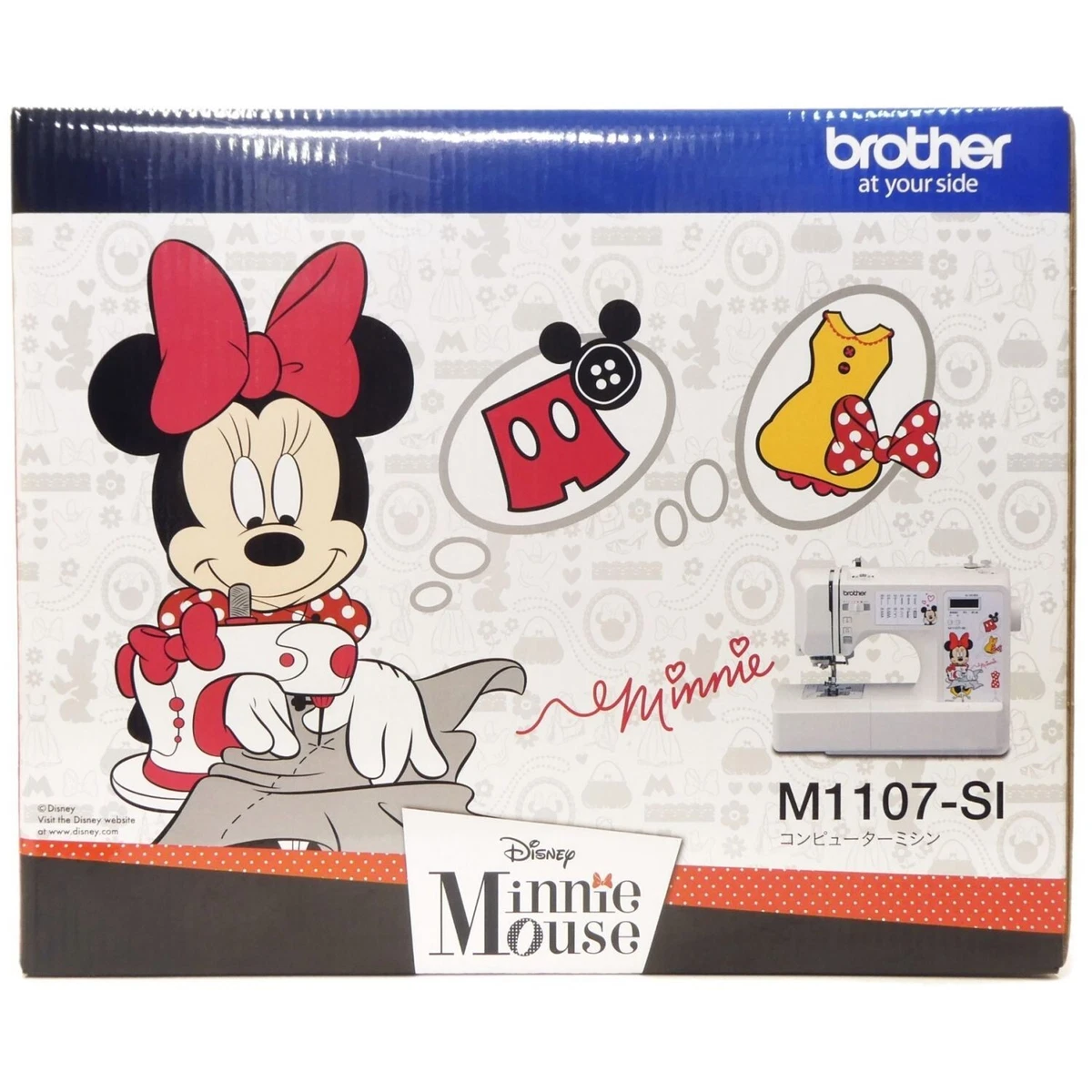 BROTHER Disney Minnie Mouse Computer Sewing Machine CPV7205 M1107-SI