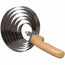 Decker Curry Comb Spiral Horse Equine Grooming Reversible Spring Steel JUMBO