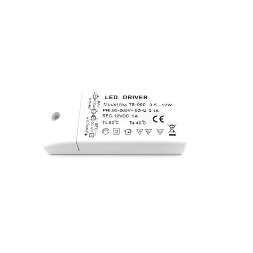 DC 12W 12V 1A 230V LED driver trasformatore driver g4 MR16 lampada - Foto 1 di 5