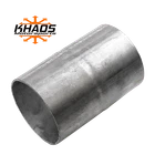 2" ID to 2" ID Exhaust joiner coupler aluminized steel MADE IN USA