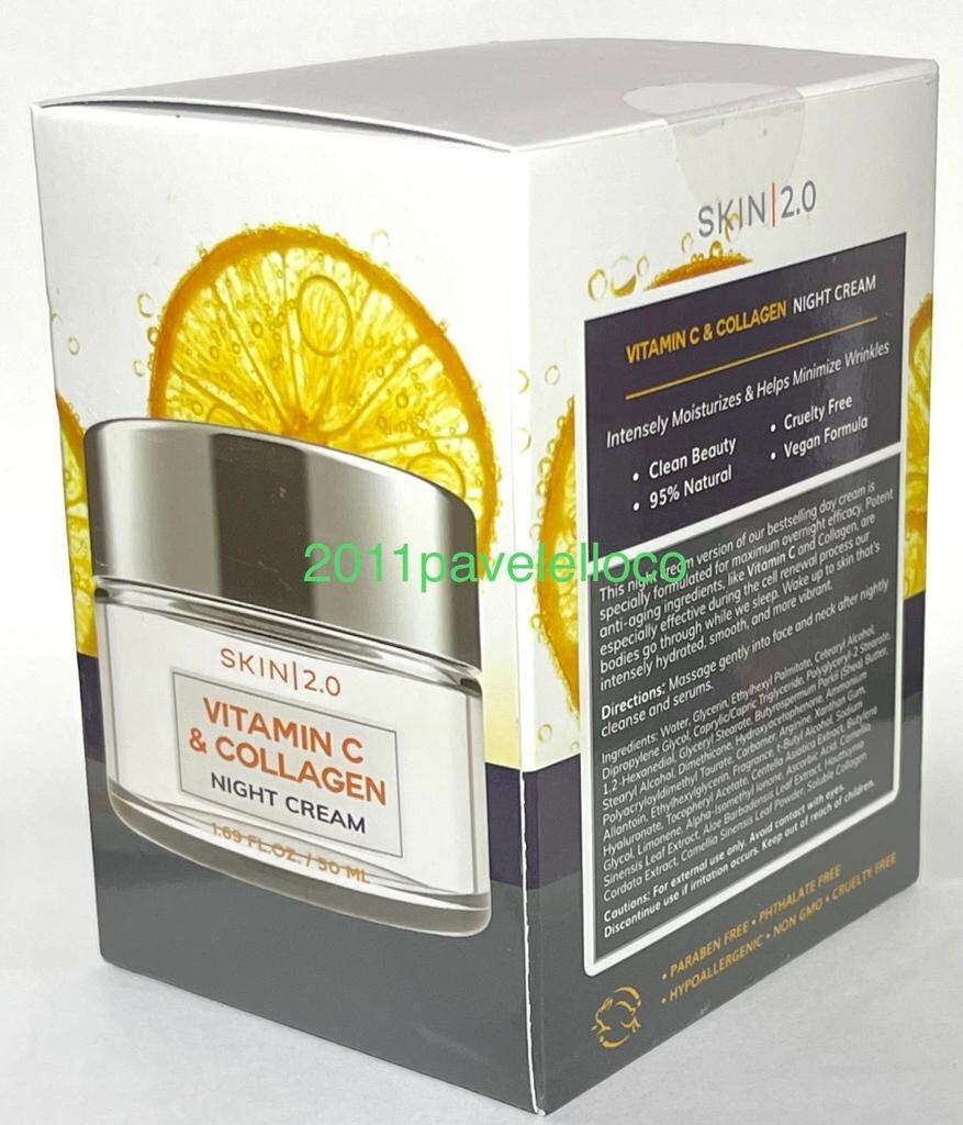 Skin 2.0 Face Night Cream with vitamin C and collagen Skin 2.0 Face Night Cream with vitamin C and collagen