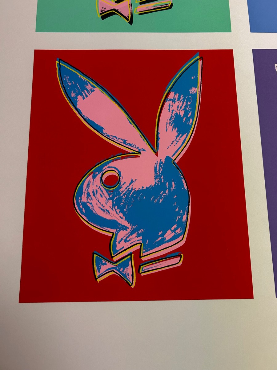 アンディ ウォーホル Playboy Bunny 4 1999年製 ポスター Original Vintage ANDY WARHOL PLAYBOY BUNNY 4 Bunnies Pop Art