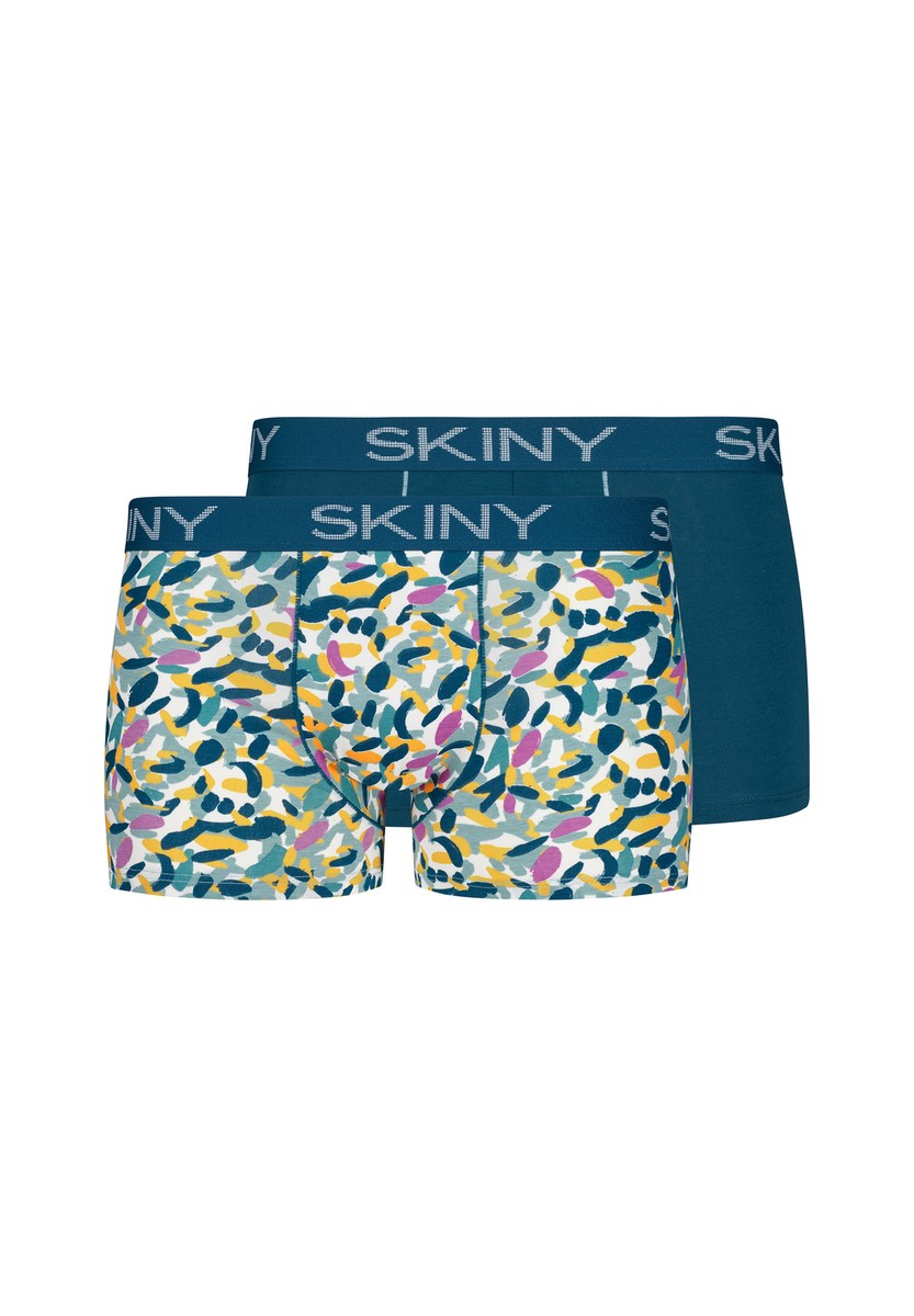 Skiny Herren Boxershorts Aus Baumwolle - Klassische Unterhosen Mit Weichem Bund