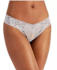 I.N.C. International Concepts Lace Thong Underwear Gray Dark Mist XL
