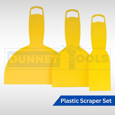 Plastic Scraper Set Spatula Putty Spreader Durable Filling Knife Mixer Skimmer