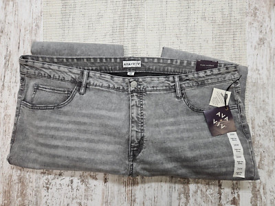 Ava & Viv Women's Plus Size High-rise Skinny Jeans -Size 26W Gray