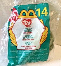 McDonald's 2000 TY Beanie Babies “Coral The Fish” #14 NEW UNOPENED