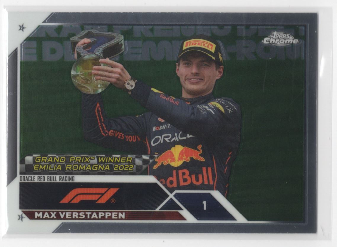 2023 Topps Chrome Formula 1 Max Verstappen Oracle Red Bull Racing #147