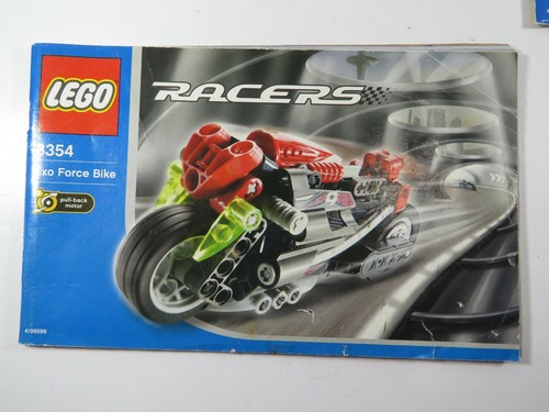 3 Lego Instruction Manual Guide Books Racer LEGO Lot Assorted Sets A6328 - Picture 2 of 4