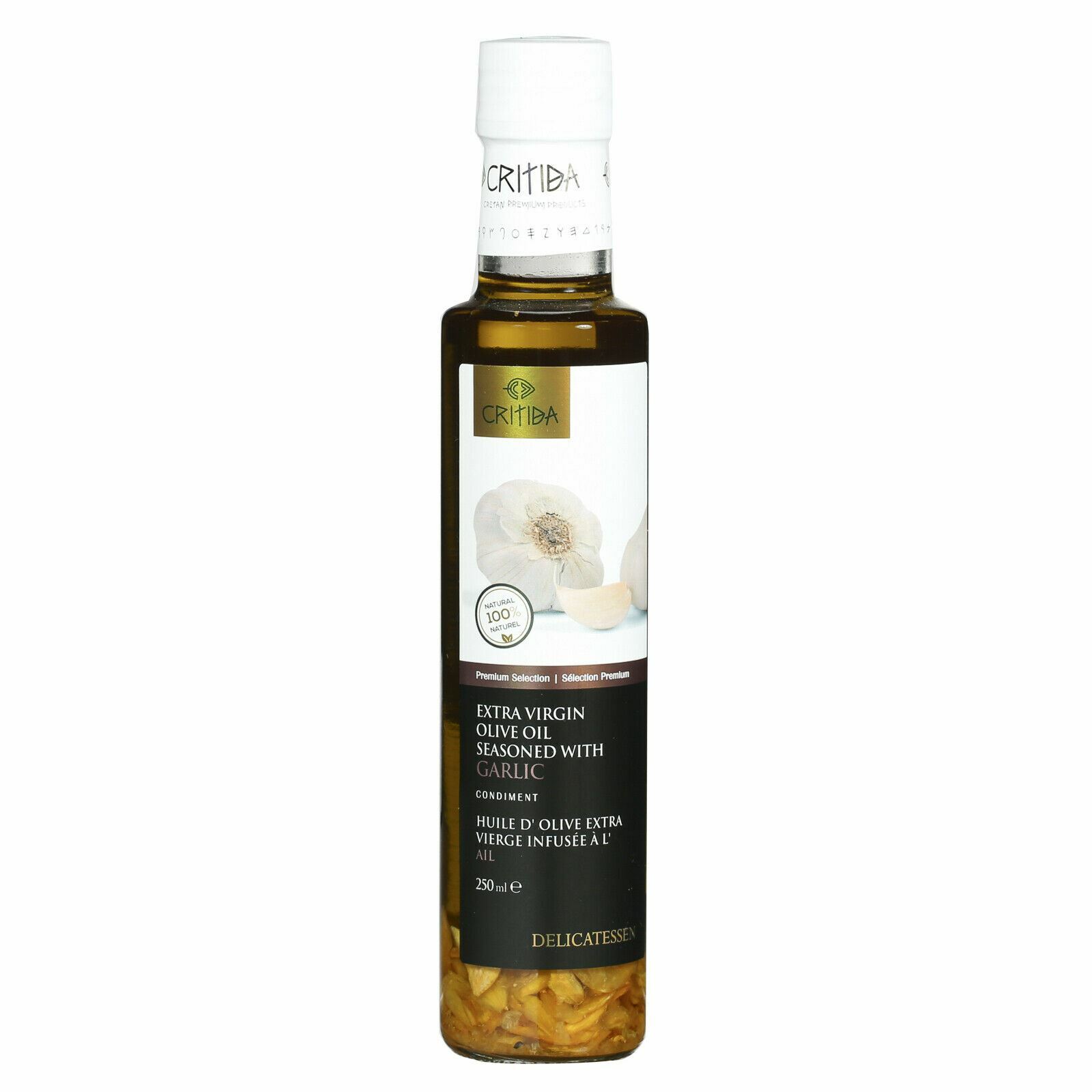 Garlic Olive Oil 250ml by Critida