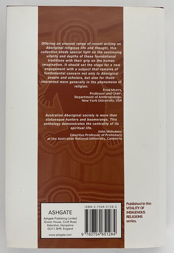 Max Charlesworth, Francoise Dussart ABORIGINAL RELIGIONS IN AUSTRALIA' 2005 hcdj - Picture 5 of 5