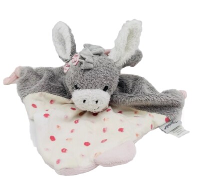 Sterntaler Schmusetuch Esel   Pony Emmi Schnuffeltuch Grau Rosa Punkte