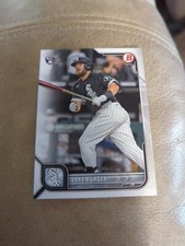 2022 Bowman #17 Jake Burger Rookie Card White Sox RC SiriusXM All-Star Whitesox