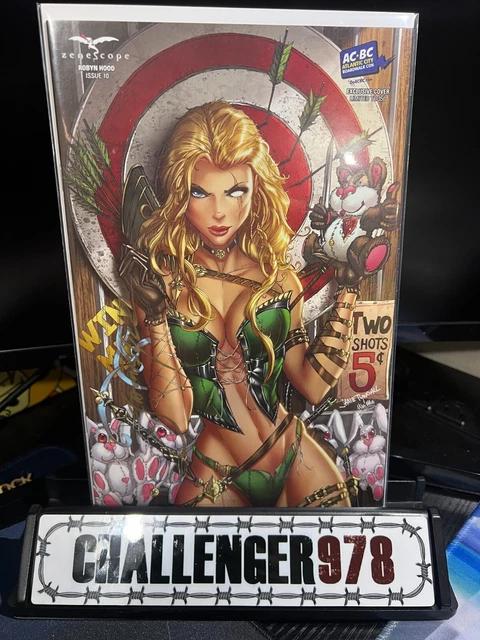 ROBYN HOOD #10 Exclusive Jamie Tyndall SIGNED w/ COA - LTD 350 Zenescope