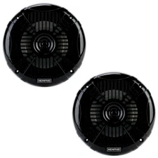 Memphis Audio MXA602SLB 6-1/2" Marine Coaxial Speakers w/ Blue LED - Black NEW