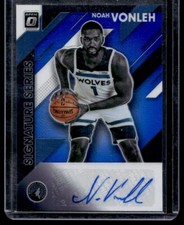 2020 Panini Donruss Optic - Signature Series Noah Vonleh #SS-NVL Blue Prizm /25 