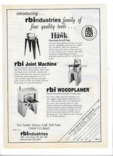 1988 Rbindustries RBI Saw Harrisonville Missouri Vintage Print Advertisement
