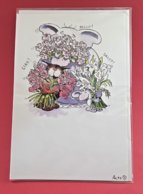*** CIAO - HELLO - SALUT *** Grußkarte - Hallmark (ALEX) - OVP - inkl. Kuvert