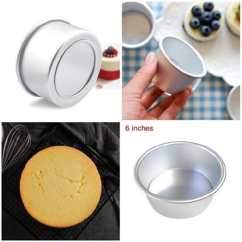 2/4/6/8/10 Inch Round Cake Mold Non-stick Loose Base DIY Pastry Baking Tin Pan - Picture 11 of 18