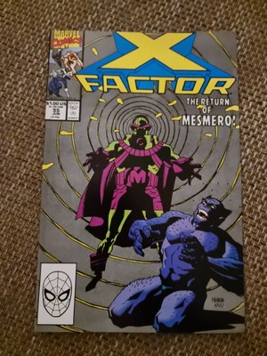 X-FACTOR Vol. 1 # 55 June 1990 MARVEL Comics - Mesmero