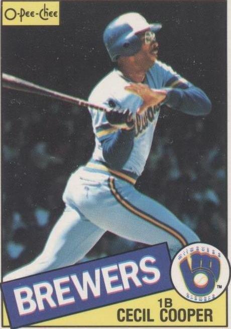 1985 O-Pee-Chee - Cecil Cooper #290 - 1 of 1