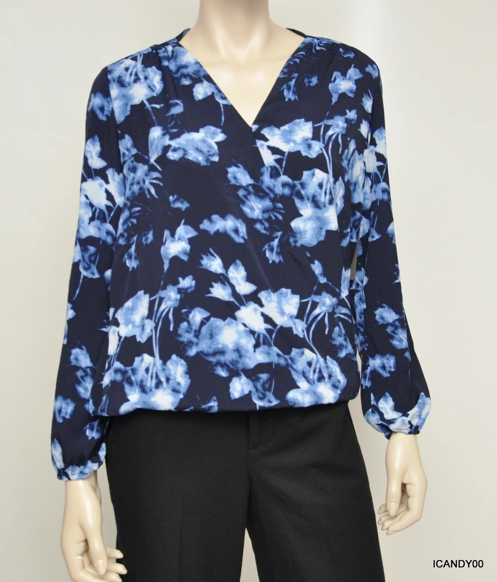 Vince camuto faux sales wrap blouse
