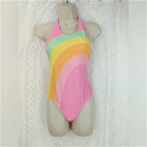 Sugar Coast Swimsuit Size S One Piece Halter Pink Pastel ...