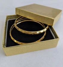 22k Gold Plated Indian Bangle Set (2pcs)