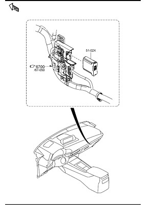 Mazda DGJ1-51-02XE CONTROL UNIT AFS for 2021-2023 Mazda CX-30 CX30