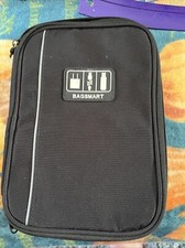 BagSmart Tech Cable Organizer Card Game Holders Black EUC