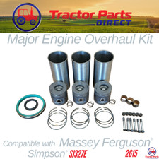 Major Engine Overhaul Kit Comp W Massey Ferguson® 2615 W Simpson® Sj327e Engine