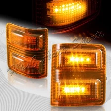 For 2008-2016 Ford Super duty Amber Side Mirror Amber LED Running Signal Lights