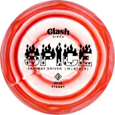 Clash Discs - Spice - Steady Ring - Overstable Disc Golf Driver (Colors Vary)