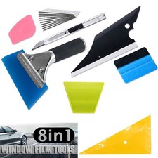 8x Window Tint Tools Kit Car Auto Film Tinting Scraper Squeegee Installation Usa