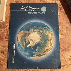 Pan Am Jet Clipper 1968 Route Maps