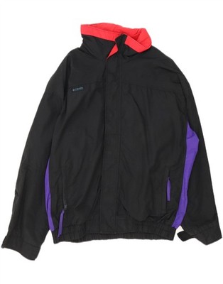 Columbia Herren Bugaboo Bomberjacke UK 40 Large Schwarz Colourblock Nylon CX08