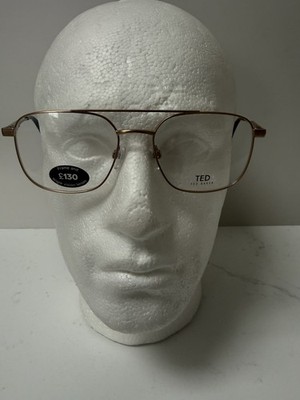 TED BAKER GOLD NAVIGATOR METALLGESTELL LESEBRILLE 21 34101346 (500)