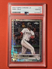 2022 Topps Chrome Logofractor #22 Oneil Cruz RC 💎 PSA 10 GEM MINT 💎 Pirates SS