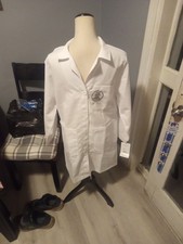 NWT Medical Couture Size Large Women's Professional Mid-Length Lab Coat