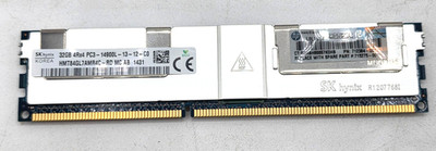 SK Hynix 32GB 4Rx4 PC3 14900L DDR3 ECC LRDIMM SDRAM Cisco Cert HMT84GL7AMR4C-RD