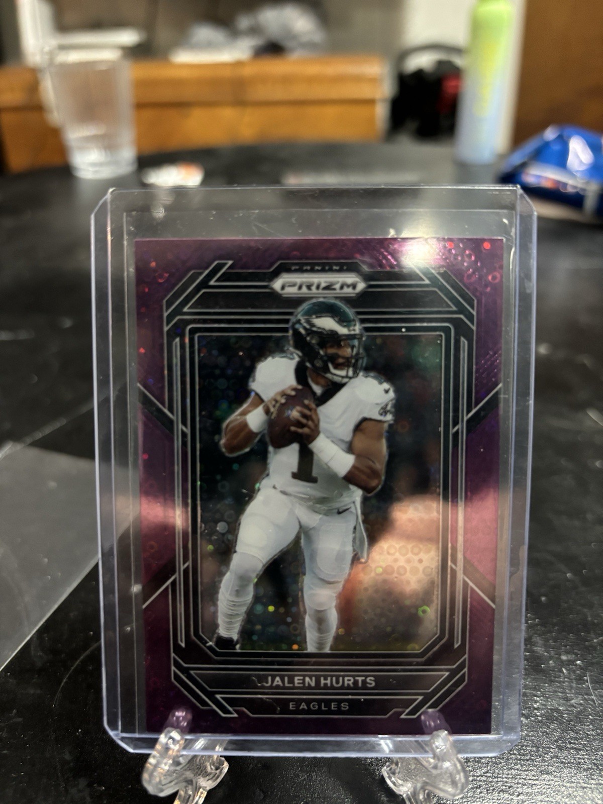 2022 Panini Prizm Jalen Hurts No Huddle Purple /35 #234 Eagles