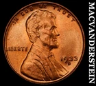 1933-S Lincoln Wheat Cent- Red Choice Gem Brilliant Uncirculated++++ #i7780