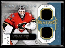 2013-14 Upper Deck Artifacts Treasured Swatches Blue Miikka Kiprusoff Calgary