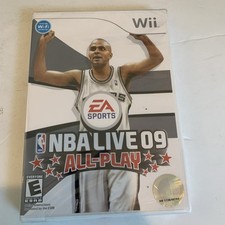 Sealed NBA Live 09: All-Play (Nintendo Wii, 2008) Lx