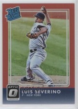 2016 Panini Donruss Optic Rated Rookies Red 36/99 Luis Severino #40 o6b