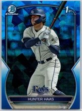 2023 Bowman Chrome Sapphire #BDC-160 Hunter Haas