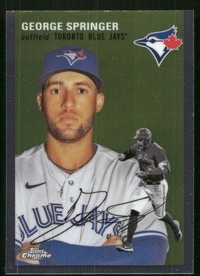 George Springer - 2023 Topps Chrome Platinum Anniversary Baseball #362