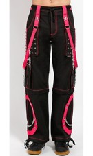 Gothic Handmade Trouser Short Baggy Electro Punk Rock bondage Rave Cyber Pant