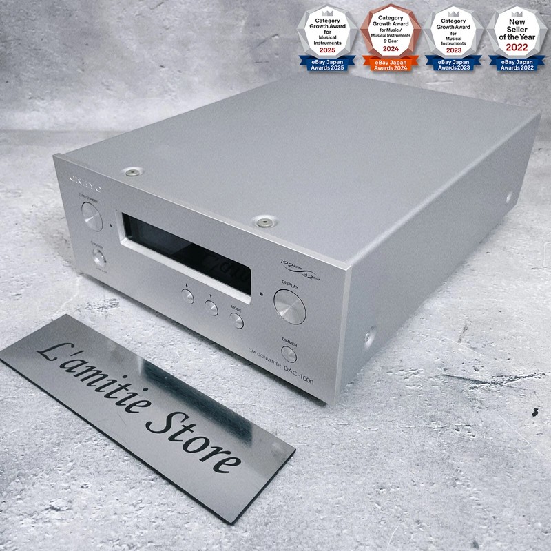 Onkyo DAC-1000 D A Converter Headphone Amplifier Japan DAC1000 29cm 3.7kg  Used
