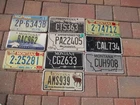 10 Montana Fair license plate lot for collecting or decorating man cave # 2